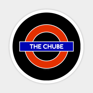 The Chube, London Underground Public Transportation Tube (Dark) Magnet